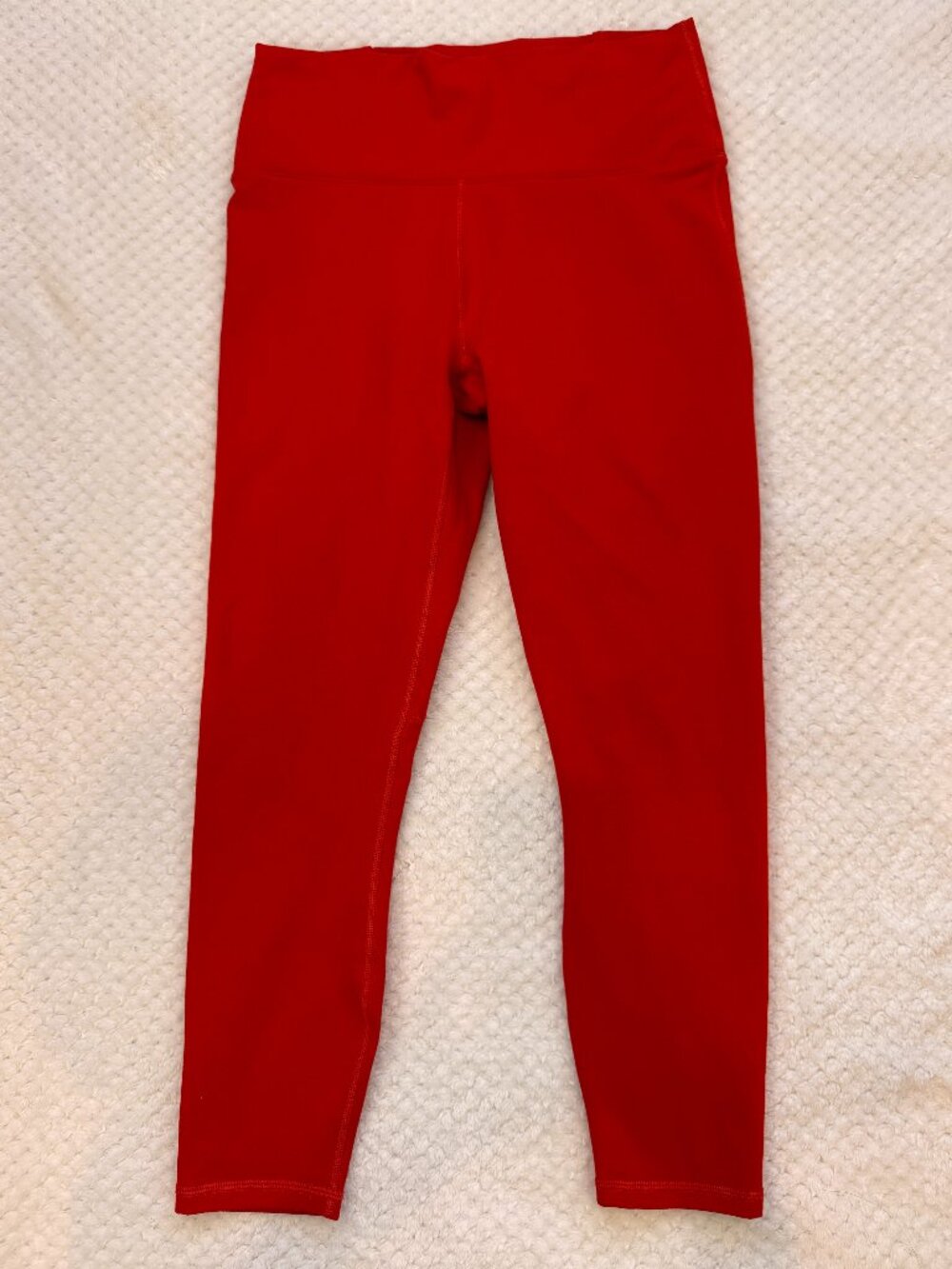 Fabletics Boost PowerHold 7/8 Leggings Electric Cherry Leopard Size M